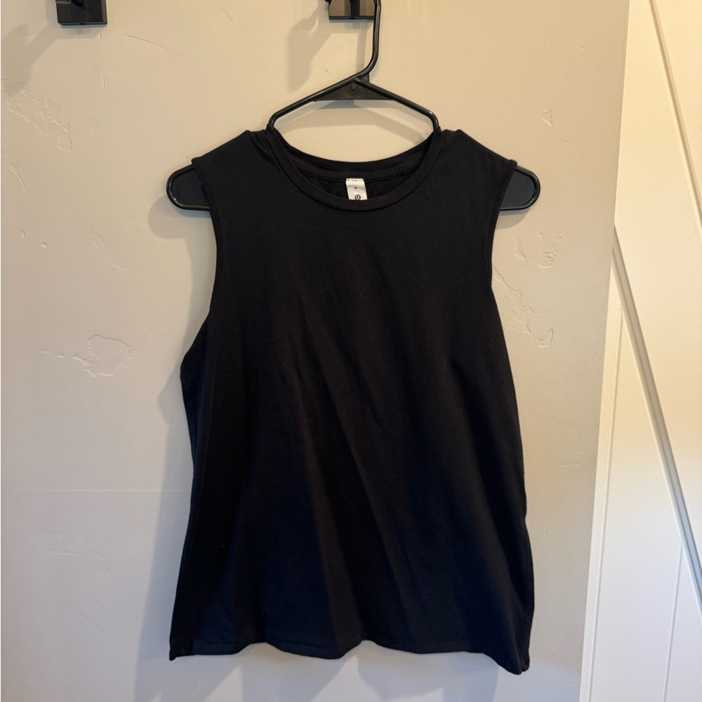 Lululemon Athletica Black Sleeveless Muscle Tee